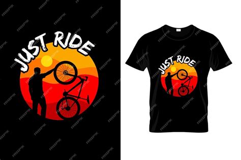 Premium Vector Free Vector Cycle Ride Tshirt Design