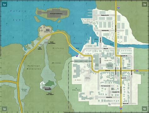 Silent Hill Town Map