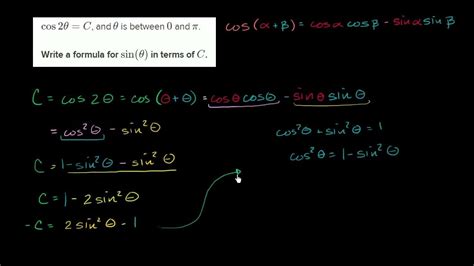 Math Trigonometry Using Trig Angle Addition Identities Manipulating