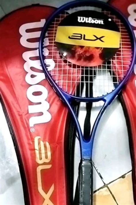 Jual Raket Tenis Wilson Blx Senar Free Tas Biru Di Seller Maghfirah