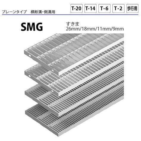 ステンレス製グレーチング カネソウ Smg13525p 15 プレーンタイプ 横断溝・側溝用 みぞ幅300 350×994×25mm 1個