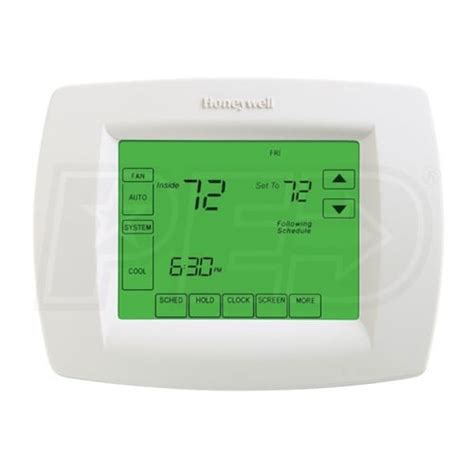 Honeywell Th8320u1008 Visionpro 8000 Touchscreen 7 Day Programmable Thermostat Multi Stage