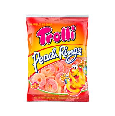 TROLLI PEACH RINGS GOMITAS 100GR Mi Bodega Express