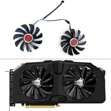 2pcs Fdc10u12s9 C Cf1010u12s 4pin Rx 5600xt 5700xt Cooler Fan For Xfx Radeon Rx 5600 5700 Xt Raw