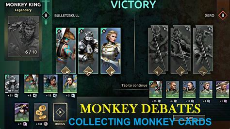 Monkey Debates Collecting Monkey Cards Shadow Fight Arena Monkey