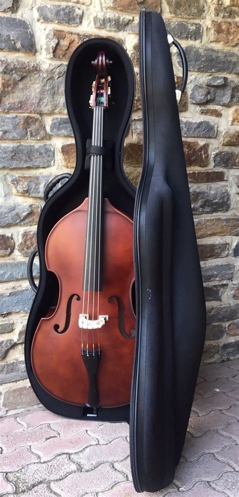 Benjamin King 1 10 Size Double Bass With Included Cello Hard Bag Bass Works Australia