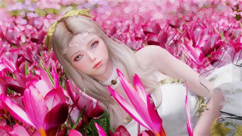 Flowers And Girl At Skyrim Nexus Mods And Community