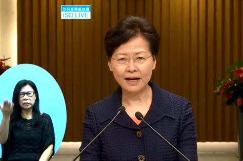 林鄭月娥表示會構建對話平台 冀為香港尋找出路 新傳網