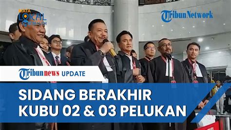 Momen Haru Otto Hasibuan Kubu 02 Peluk Henry Yosodiningrat Dari Kubu 03