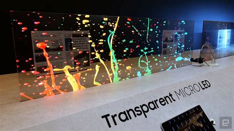 CES 2024 Samsung dévoile le tout premier écran Micro LED transparent