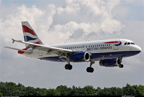 British Airways Airbus A319 G EUPO Photo 61690 Airfleets Aviation