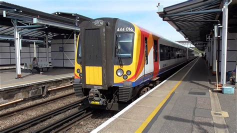 Southwest Trains Class 444 Departing Guildford 06 5 16 Youtube