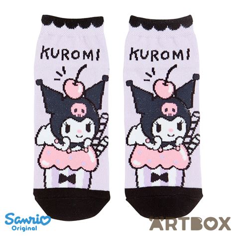 Buy Sanrio Kuromi Cherry Cupcake Adult Ankle Socks At Artbox