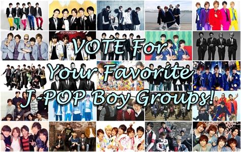 It's All About JMusic: VOTE For Your Favorite J-POP Boy Groups!