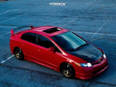 2007 Honda Civic Si 4dr Sedan 2 0L 4cyl 6M With 17x8 AVID1 AV6 And