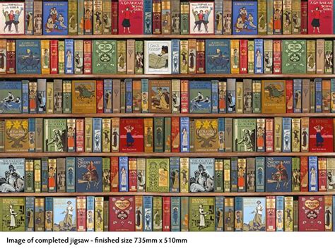 Adult Jigsaw Puzzle Bodleian Library High Jinks Bookshelves Flame