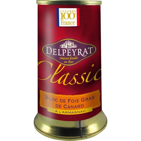 DELPEYRAT Delpeyrat Classic Bloc De Foie Gras De Canard Armagnac 330g