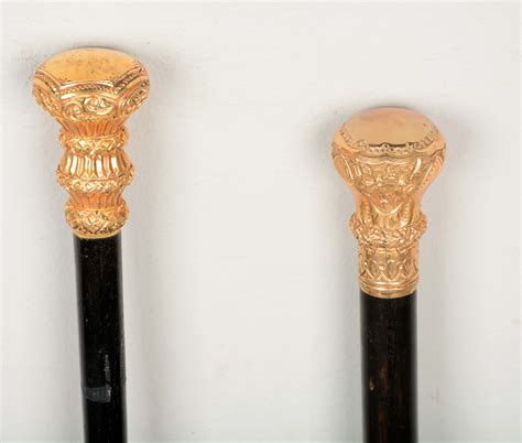 Lot Detail Lot Of 2 14k Gold Filled Canes