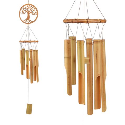 Xinrui Bamboo Wind Chimes Tree Of Life Wooden Wind Chime