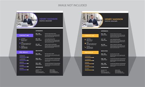 Premium Vector Clean And Modern Resume Or Cv Design Template