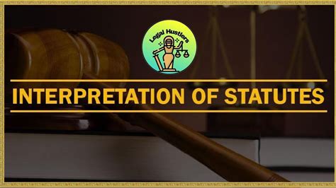 BLS LLB Legal Language Interpretation Statutes YouTube