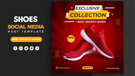 How To Design Shoes Banner For Social Media In Photoshop Youtube