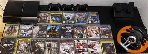 PlayStation 3 3 Controllers Racing Wheel And 21 Games Kaufen Auf