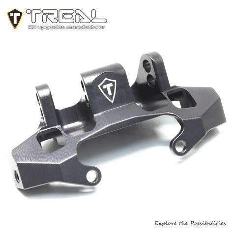 Treal Aluminum Rear Upper Link Riser Mount For Axial Capra Currie