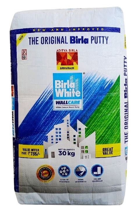 Birla White Wall Care Putty Packaging Size 30 KG At Rs 650 Bag In