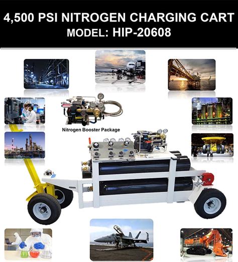aircraft nitrogen cart oxygen cart