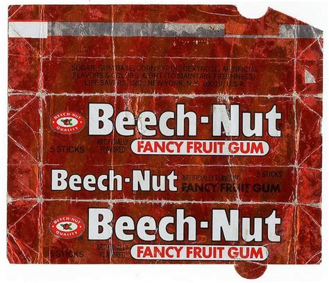 Beech-Nut Fancy Fruit Gum | Fruit gums, Gum, Beech