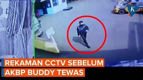 Terungkap Begini Rekaman CCTV Sebelum AKBP Buddy Tertabrak Kereta Api