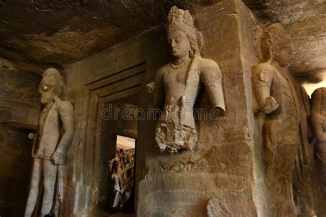 Elephanta Caves stock photo. Image of tour, historic - 46500592