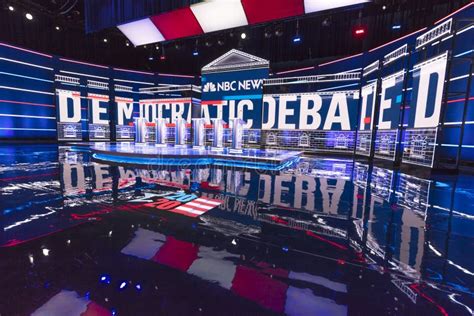 Democratic Presidential Candidates Debate Stage Hosted by NBC ...