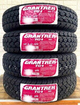 Dunlop Grandtrek Tg R Pr Tires Snow Mud Tire Piece Set New