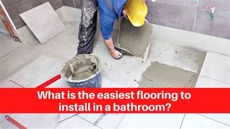 What is the easiest flooring to install in a bathroom? - Bathroom ...