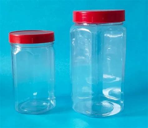 Transparent Round Plastic Pet Jar For Personal Care At Rs 8 Piece In