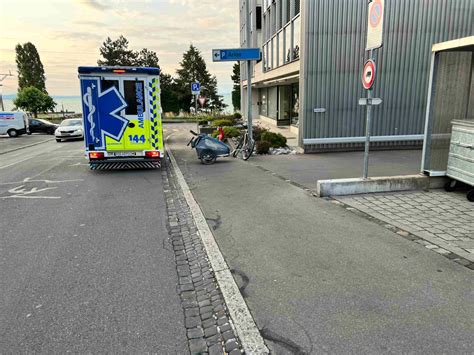 Rorschach E Bike Fahrer Nach Selbstunfall Verletzt Fahrunf Hig Sg Ch