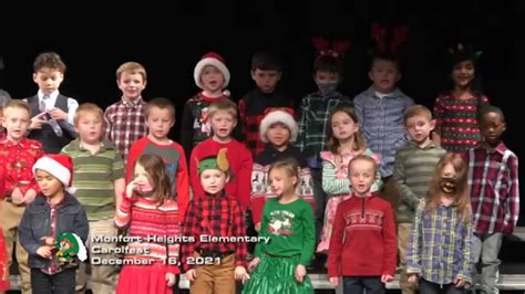 Monfort Heights Elementary Carolfest - December 16, 2021 : Waycross ...