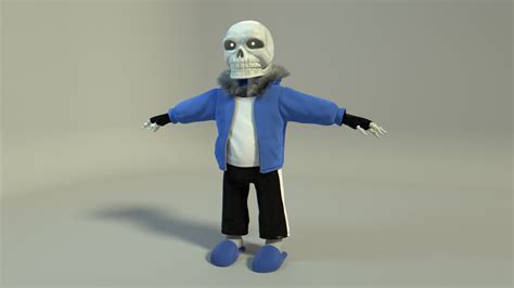 [Undertale] Sans 3d by Latyprod on DeviantArt