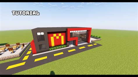 Making A Mcdonald S In Minecraft Tutorial Youtube