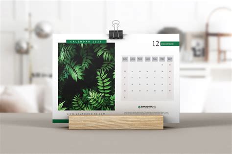 Desk Calendar Template 2023 on Behance