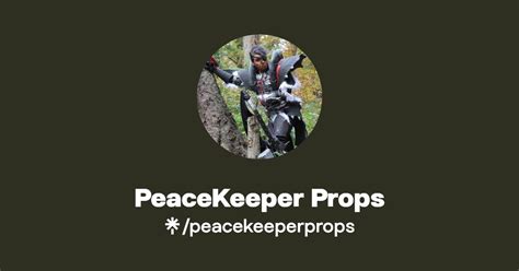 Peacekeeper Props Instagram Linktree