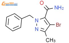 1 Benzyl 4 bromo 3 methyl 1H pyrazole 5 carboxamide 1352926 13 6 上海一基生物