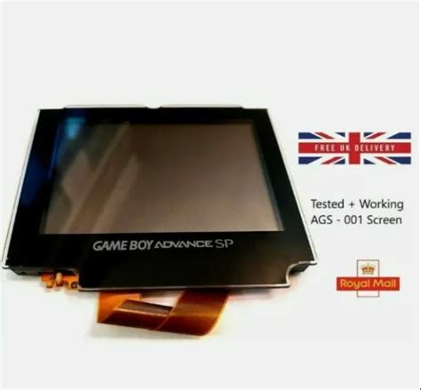 NINTENDO GAME BOY Advance SP AGS 001 Original OEM Front Light LCD