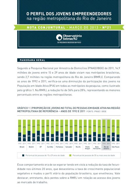 PDF O PERFIL DOS JOVENS EMPREENDEDORES Na Sebrae UFs RJ Tanas