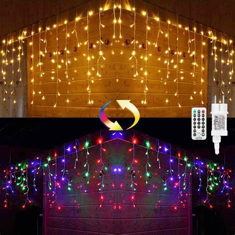 Guirlande Lumineuse Rideau SODREE 9M 360 LED Rideau Lumineux Noel