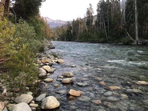 The San Joaquin River Along The John Muir Trail California Usa Oc