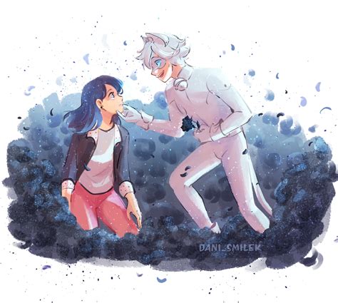 Marinette And Chat Blanc Miraculous Ladybug Fan Art Fanpop