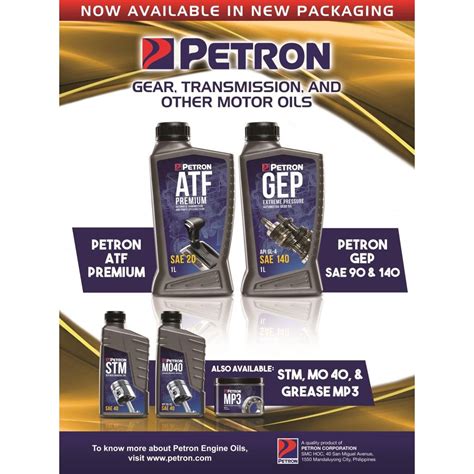 Petron ATF Premium Automatic Transmission Fluid 1 Liter Shopee